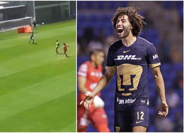 VIDEO | Chino Huerta mete golazo de rabona y se hace viral en redes sociales