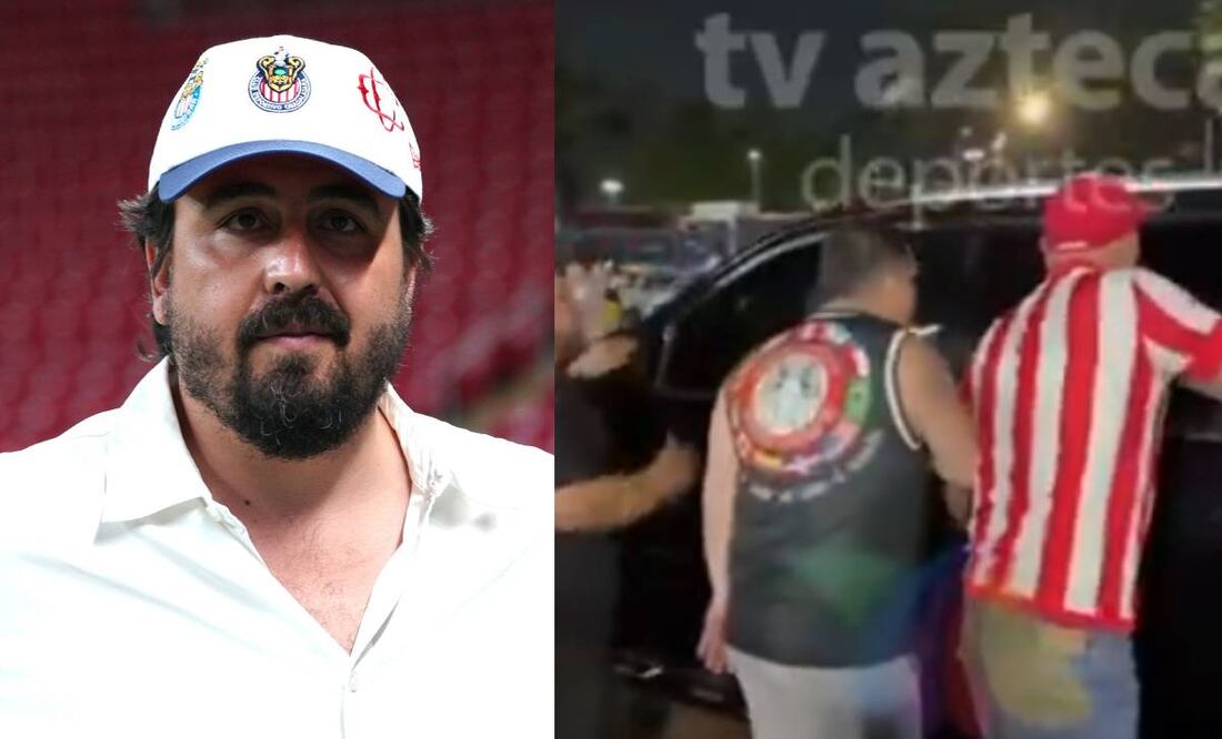 Vergara no se detuvo a platicar con los inconformes. Foto: Especial.