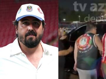 Aficionados del Rebaño golpean camioneta de Amaury Vergara tras la victoria sobre Pumas