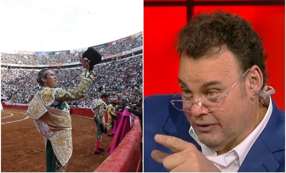 Torero en Plaza de México y David Faitelson en ESPN / FOTOS: Especial y Captura