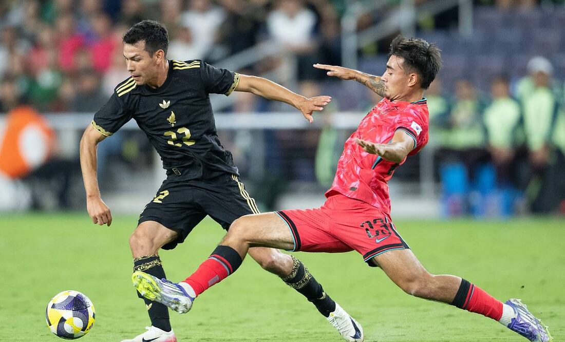 Chucky Lozano tuvo más actividad en su regreso a la Selección Mexicana ante Corea del Sur. Foto: Imago7