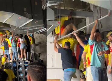 Aficionados colombianos intentaron ingresar al Hard Rock Stadium por los ductos de ventilación