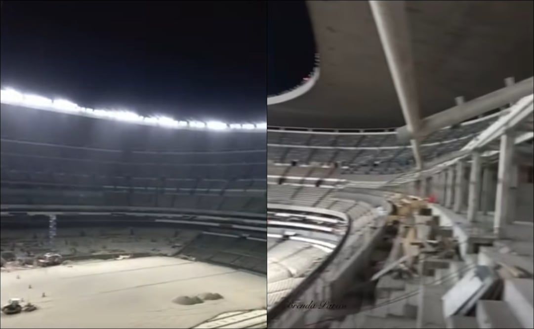 Filtra nuevas imágenes sobre los avances del Estadio Azteca. FOTO: Especial