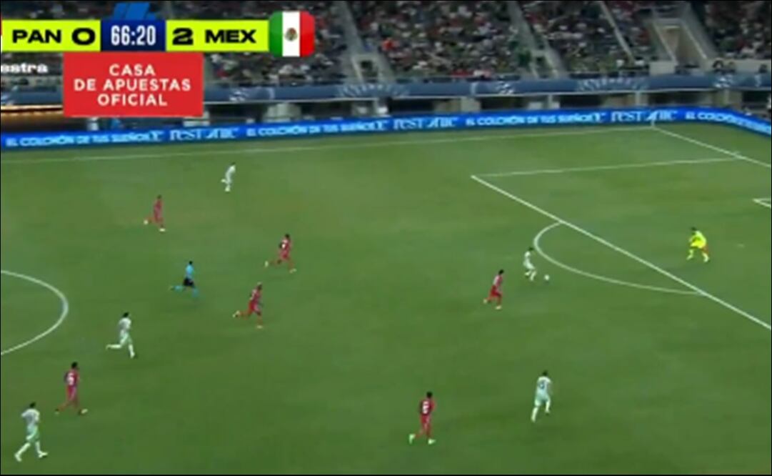 Orbelín Pineda convirtió un golazo para la Selección Mexicana