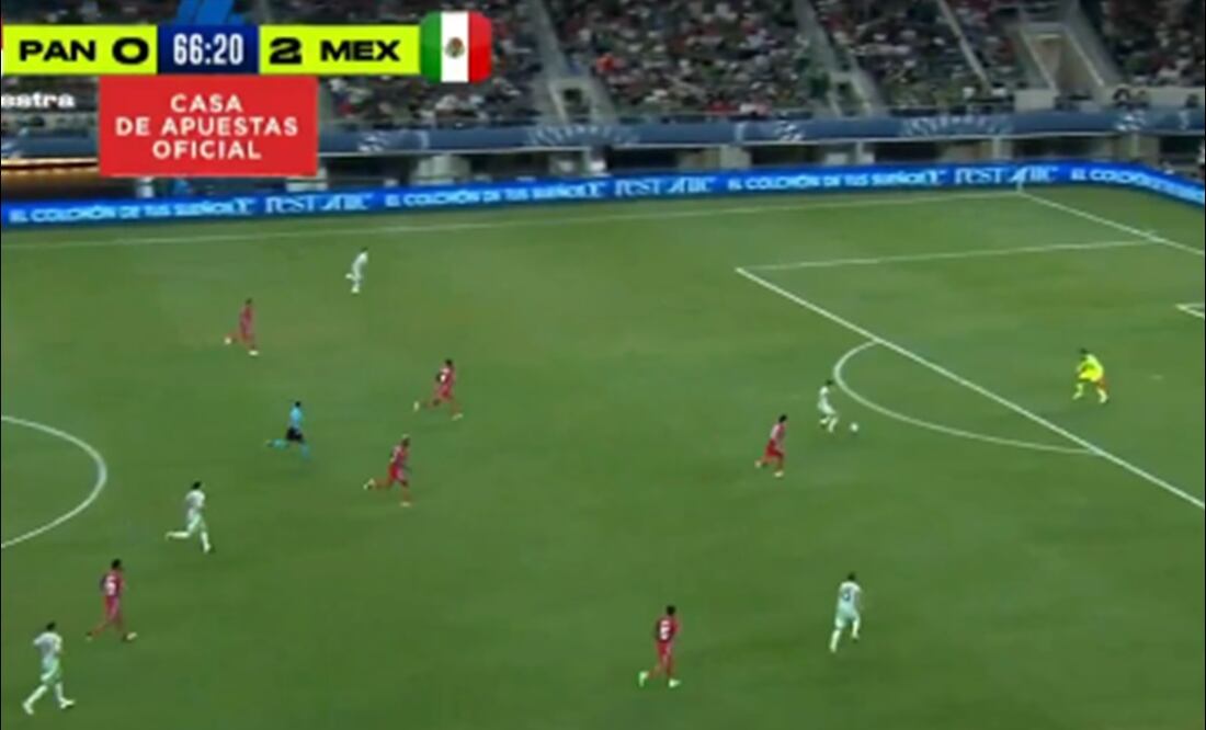 Orbelín Pineda convirtió un golazo para la Selección Mexicana
