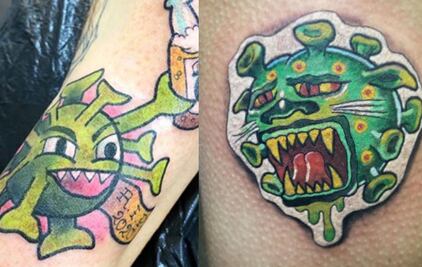Los 10 peores tatuajes en “honor” al coronavirus
