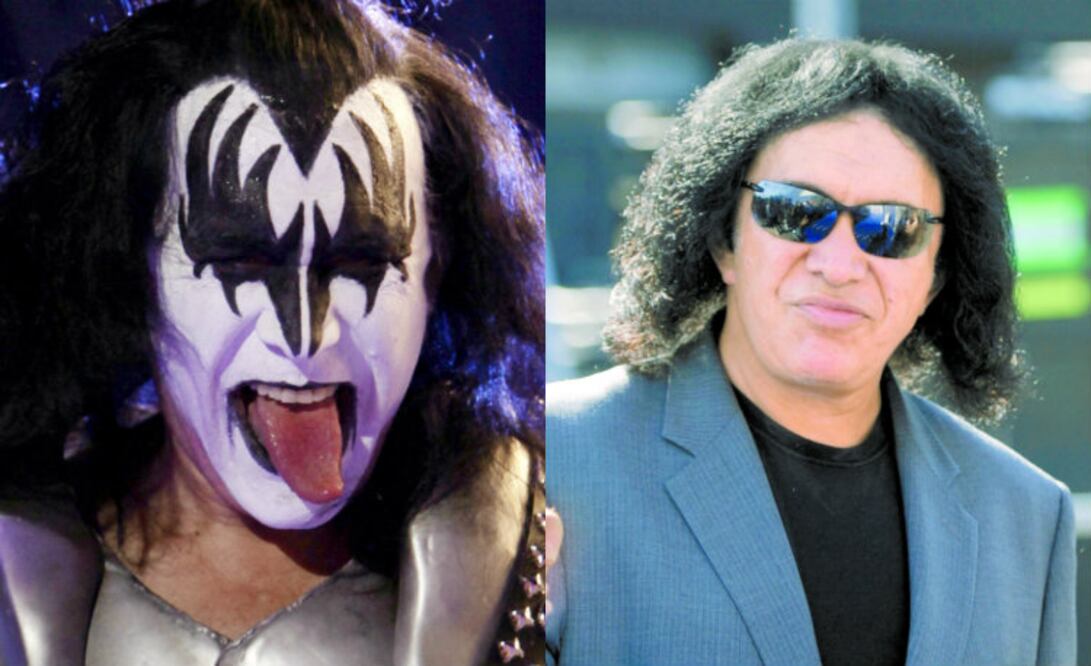 Los atuendos y el maquillaje son marca personal de la banda Kiss, pero al vocalista le sientan muchísimo mejor esas gruesas capas de maquillaje blanco y negro ¿no? (Fotos: AP)