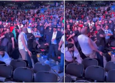 ¡Brutal pelea campal en las gradas del UFC Fight Night México!