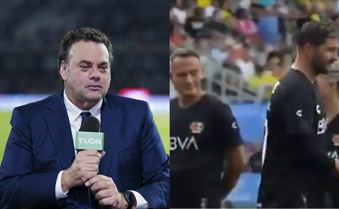 David Faitelson reaccionó a la polémica entre Gignac y el "Matador" Hernández - Fotos: Imago7/ Captura de TUDN