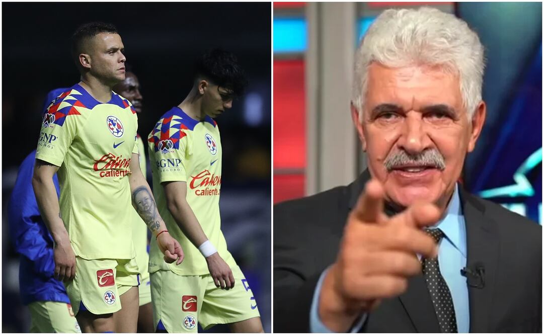 'Cabecita' Rodríguez y Kevin Álvarez con América y 'Tuca' Ferretti en ESPN / FOTOS: imago7 y Captura