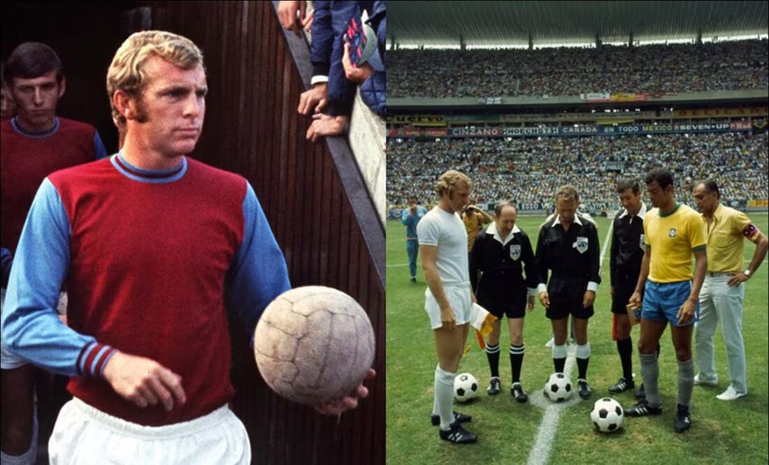 Bobby Moore fue una de las estrellas de Inglaterra en el Mundial de México 1970. FOTO: Especial