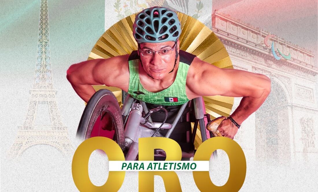 Juan Pablo Cervantes gana medalla de oro para México en los Juegos Paralímpicos de París