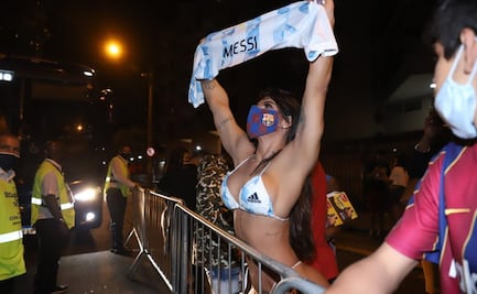 Las sensuales fotos de Suzy Cortez celebrando el triunfo de Messi