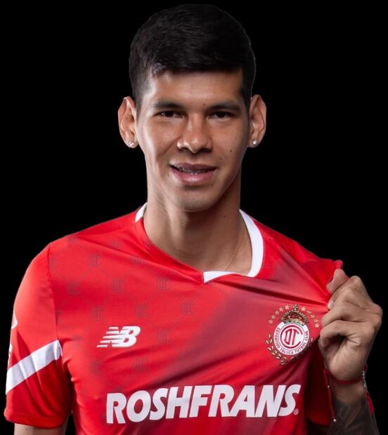 Robert Morales. Fuente: Instagram @tolucafc