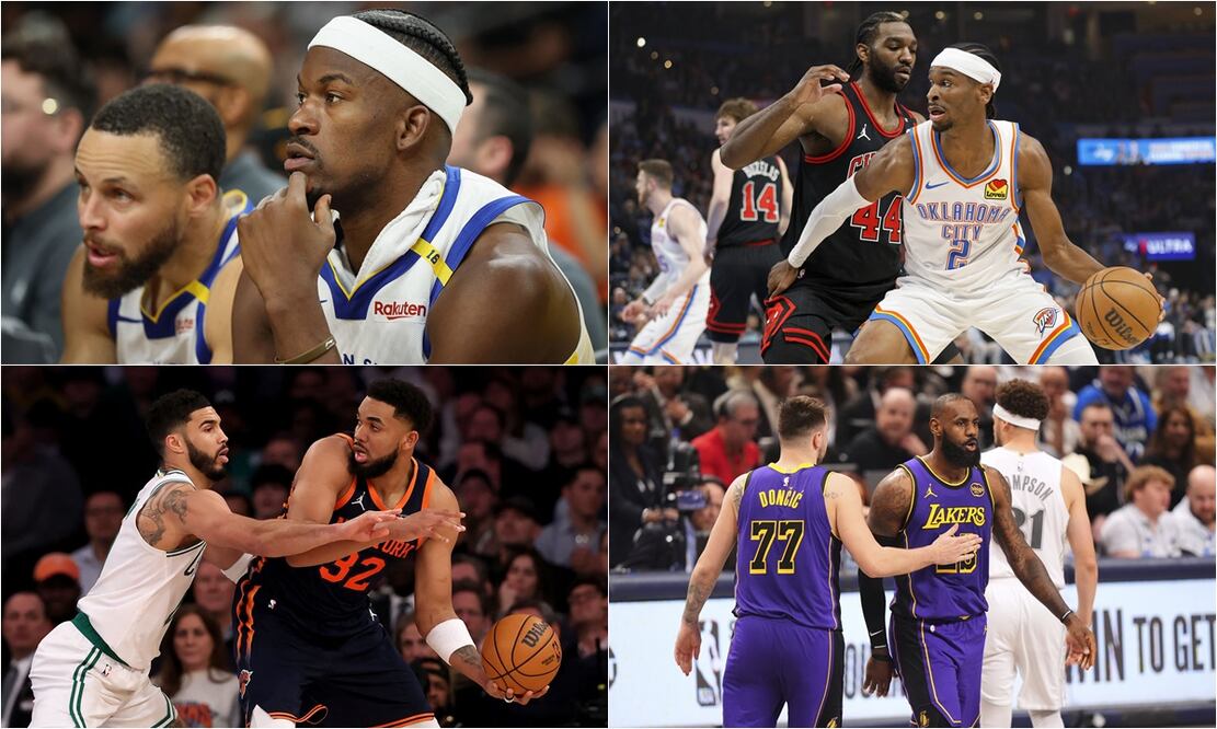 Dos días para el final de campaña en la NBA Foto: AP/AFP