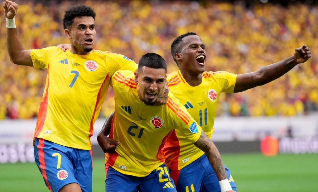 Colombia consigue si primera victoria dentro del Grupo D. Foto: EFE