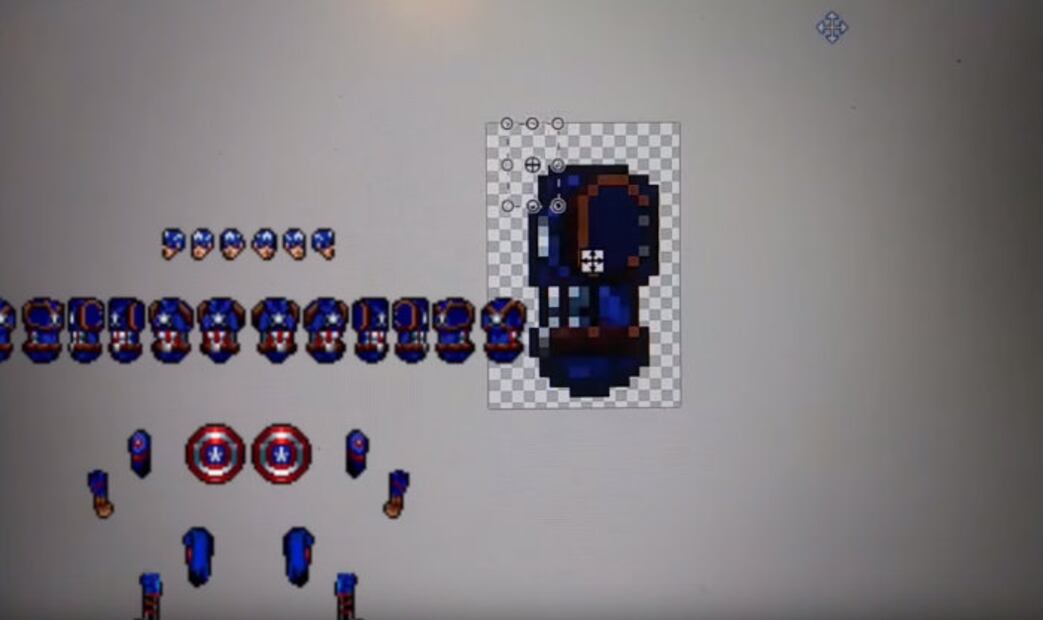 Así se vería la batalla final de los Avengers contra Thanos en 16 bits