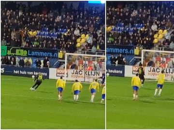 VIDEO: Santiago Giménez cobra su penalti a lo 'Panenka' y lo termina fallando