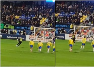 VIDEO: Santiago Giménez cobra su penalti a lo 'Panenka' y lo termina fallando