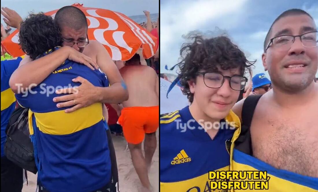 Un aficionado de Boca se gastó la beca de su hijo para viajar a Brasil a la Final de Libertadores. Foto: Especial
