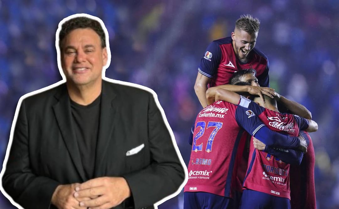 David Faitelson aplaudió la forma de jugar de Cruz Azul en el actual Apertura 2024. FOTO: Imago7