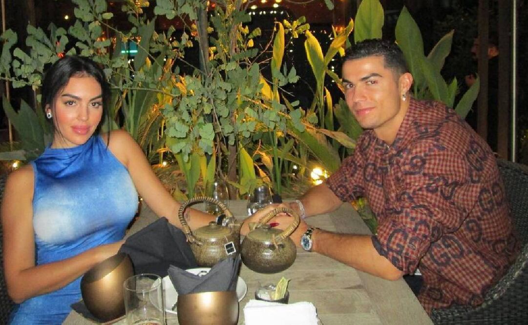 Georgina y Cristiano presumieron su cena romántica en Riad. Foto: @georginagio