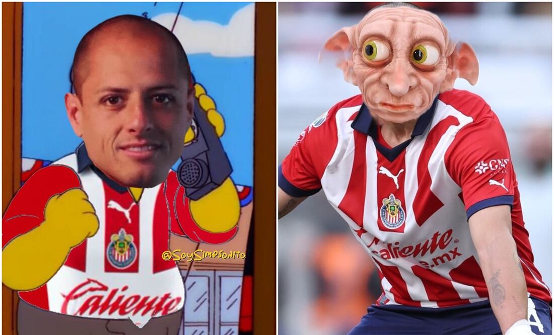 MEMES Chicharito Hernández con Chivas / FOTOS: TWitter