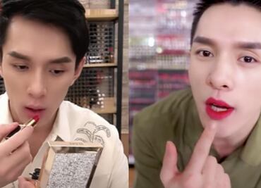 Él es el influencer de maquillaje más popular de China
