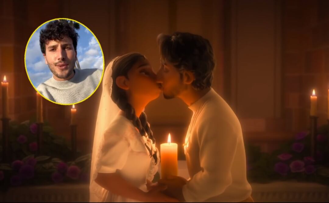 Imagen de la película "Encanto" de Disney y Sebastián Yatra de Instagram @ sebastianyatra