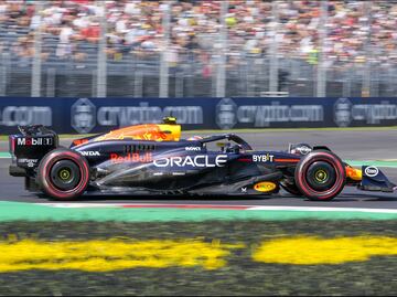 Sergio Pérez terminó noveno en la primera práctica libre del GP de Italia de la Fórmula Uno