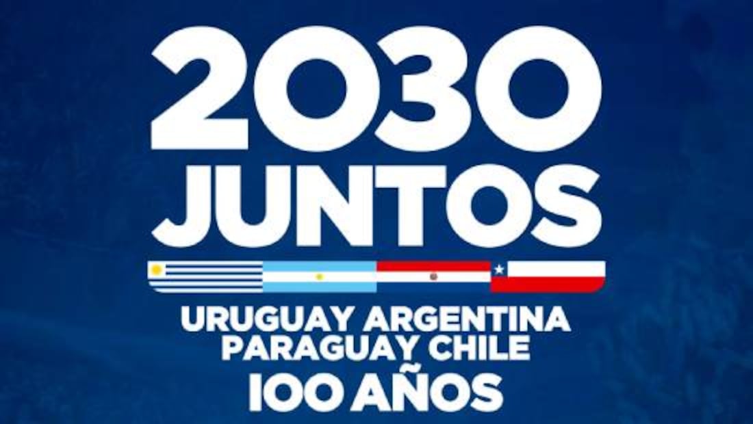 Uruguay, Argentina y Paraguay, de momento, tendrán un partido en el Mundial 2030. Foto: Especial