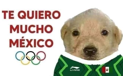 "Te quiero mucho": 10 memes del perrito que apoya a México en Tokio 2020