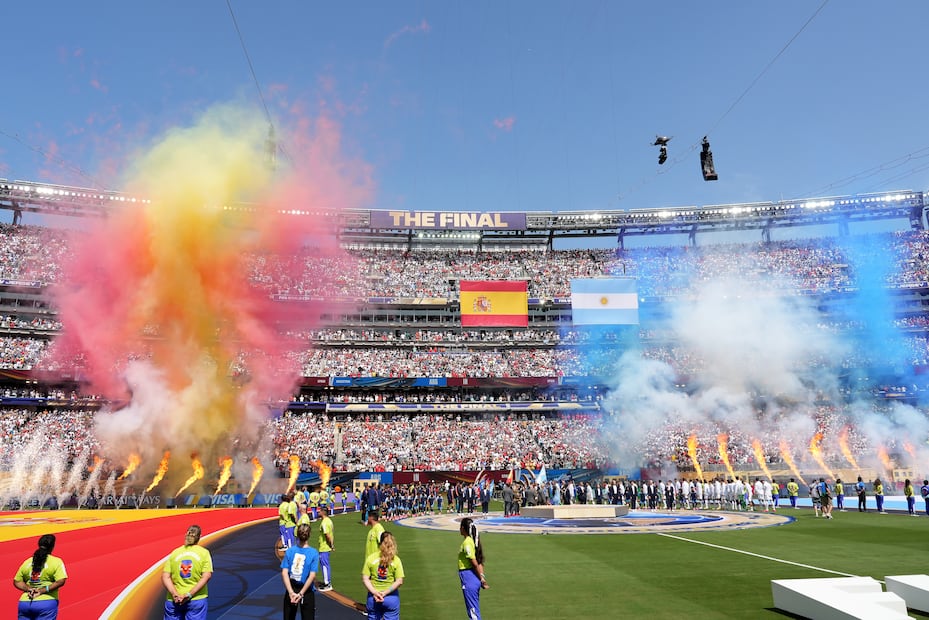 Vista panorámica del MetLife en Nueva Jersey, durante la final del Mundial de 2026 entre España y Argentina - Foto: EFE
