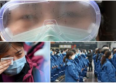 Coronavirus: 10 fotos que describen la difícil situación en China