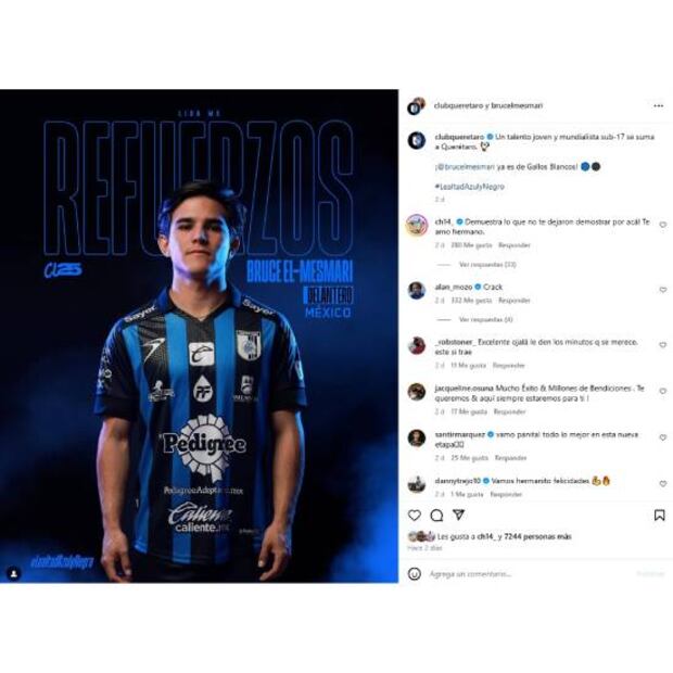 Chicharito lamentó la salida de Bruce El-mesmari de Chivas y lanzó una indirecta a la directiva. Foto: Especial