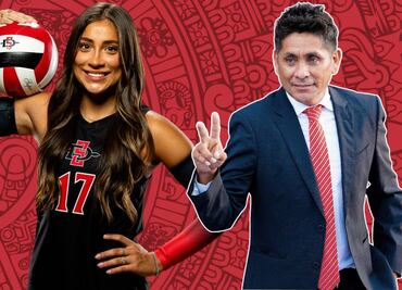 Ella es Andrea Campos, hija del Brody, quien la está rompiendo en el voleibol