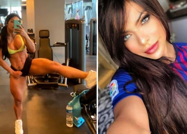 Suzy Cortez, Miss Bum Bum, seguirá a Lionel Messi a donde vaya