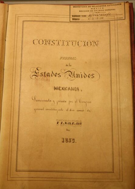 A 100 años de la actual Constitución Mexicana, y sus antecesoras 