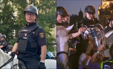 Dani Carvajal celebró el título de UCL con su padre que es policía y escoltó el camión madridista