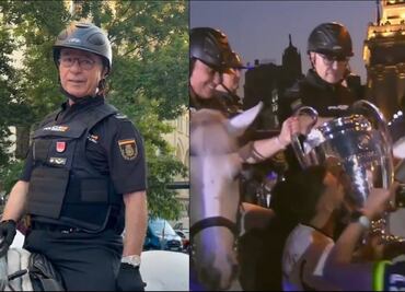 Dani Carvajal celebró el título de UCL con su padre que es policía y escoltó el camión madridista