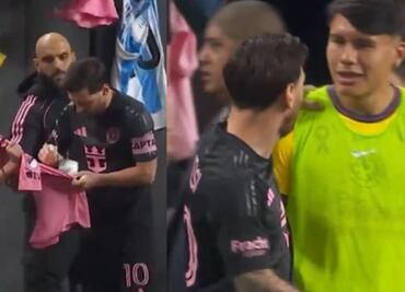 Miguel Vázquez jugador del América se envalentonó pidiéndole la playera a Lionel Messi; ¿Cuál fue la respuesta del argentino?