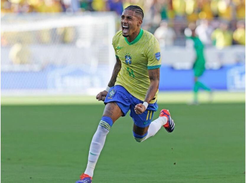 La sorpresiva reacción de la confederación brasileña de fútbol. Fuente: Instagram @cbf_futebol