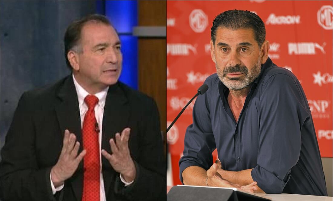 Mario Carrillo y Fernando Hierro. FOTOS: Capturas