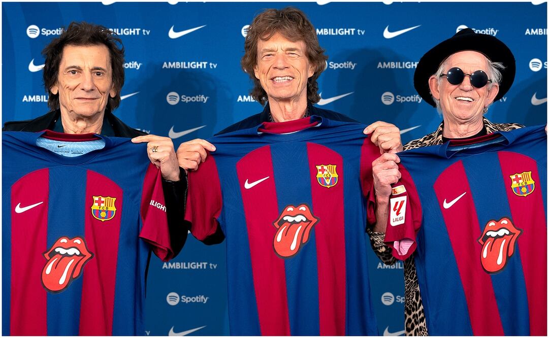 Rolling Stones aparecerán en la camiseta del Barcelona - Twitter: @FCBarcelona_es