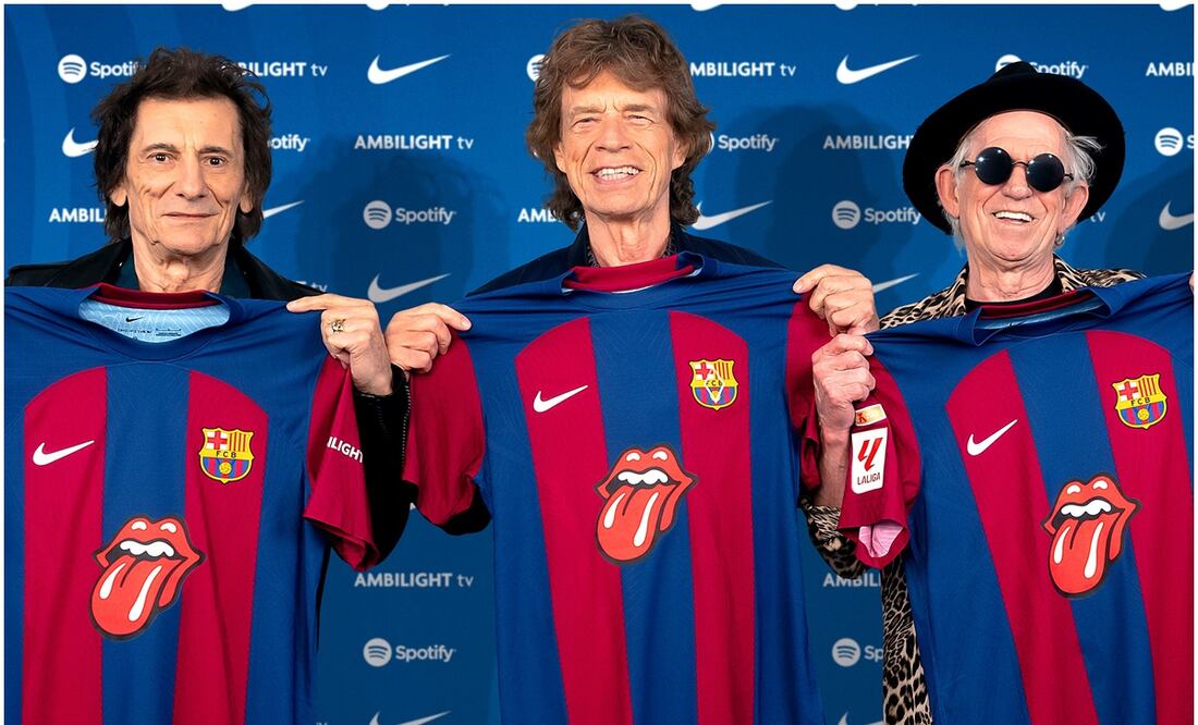 Rolling Stones aparecerán en la camiseta del Barcelona - Twitter: @FCBarcelona_es