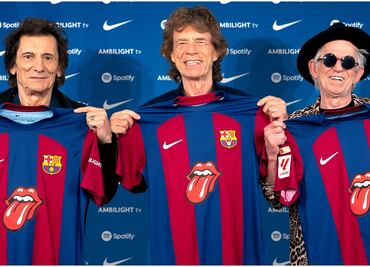 Rolling Stones hace histórica colaboración con el FC Barcelona
