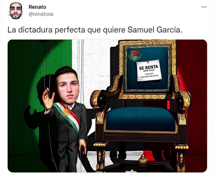10 memes de Samuel García como el nuevo “dictador” de Nuevo León