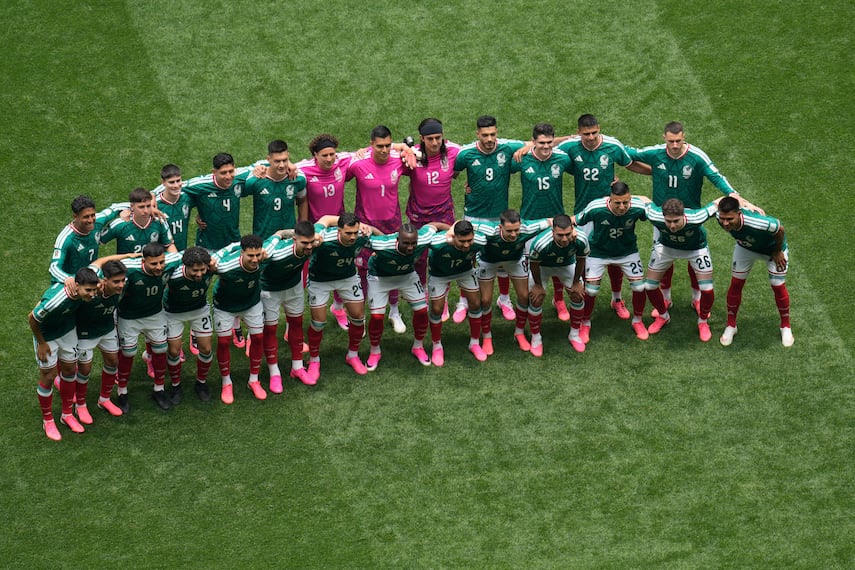 Selección de México, durante el partido inaugural del Mundial de 2026 - Foto: EFE