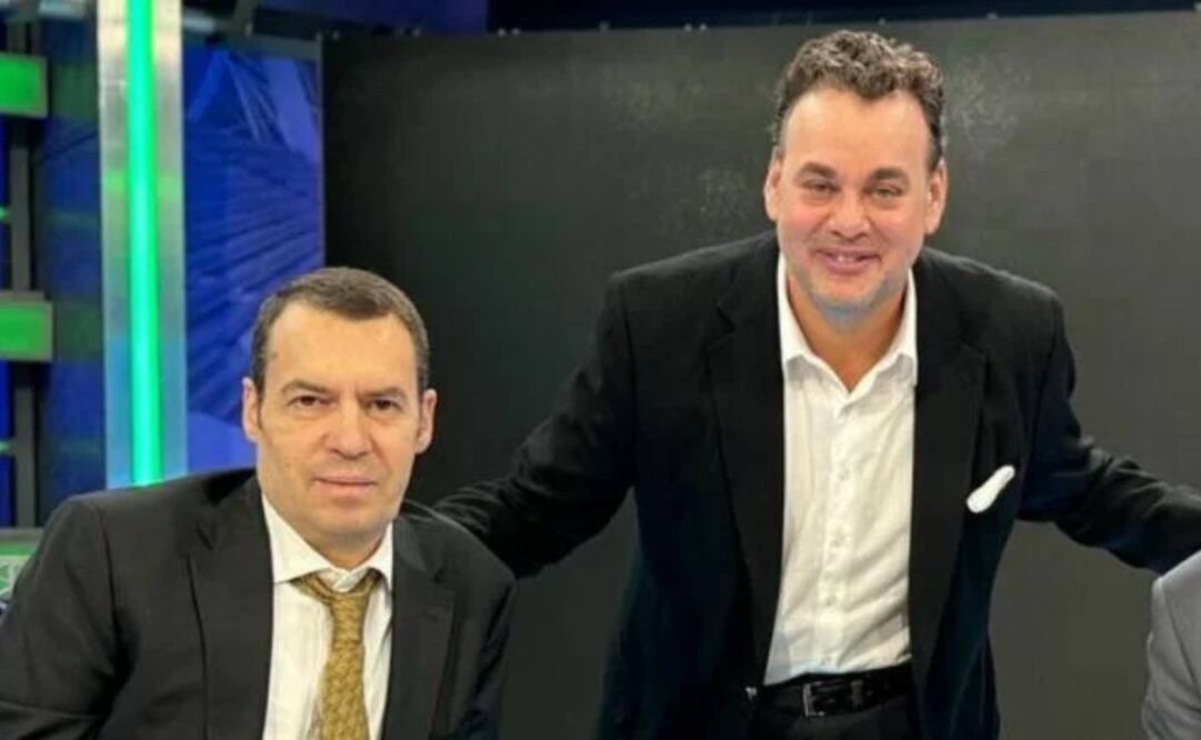 El hijo de André Marín fue invitado por David Faitelson al Clásico Capitalino. FOTO Especial
