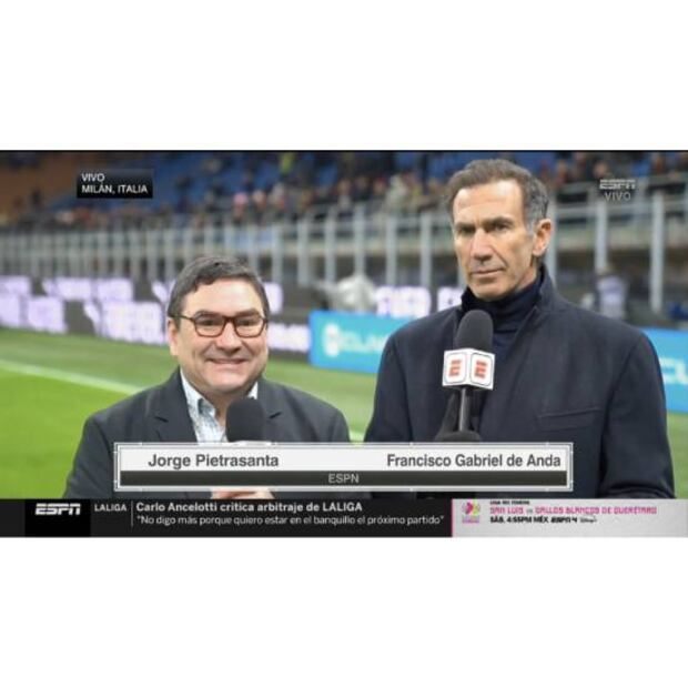 Los aficionados están molestos con las narraciones de la Serie A de Jorge Pietrasanta y Paco Gabriel de Anda. Foto: Especial